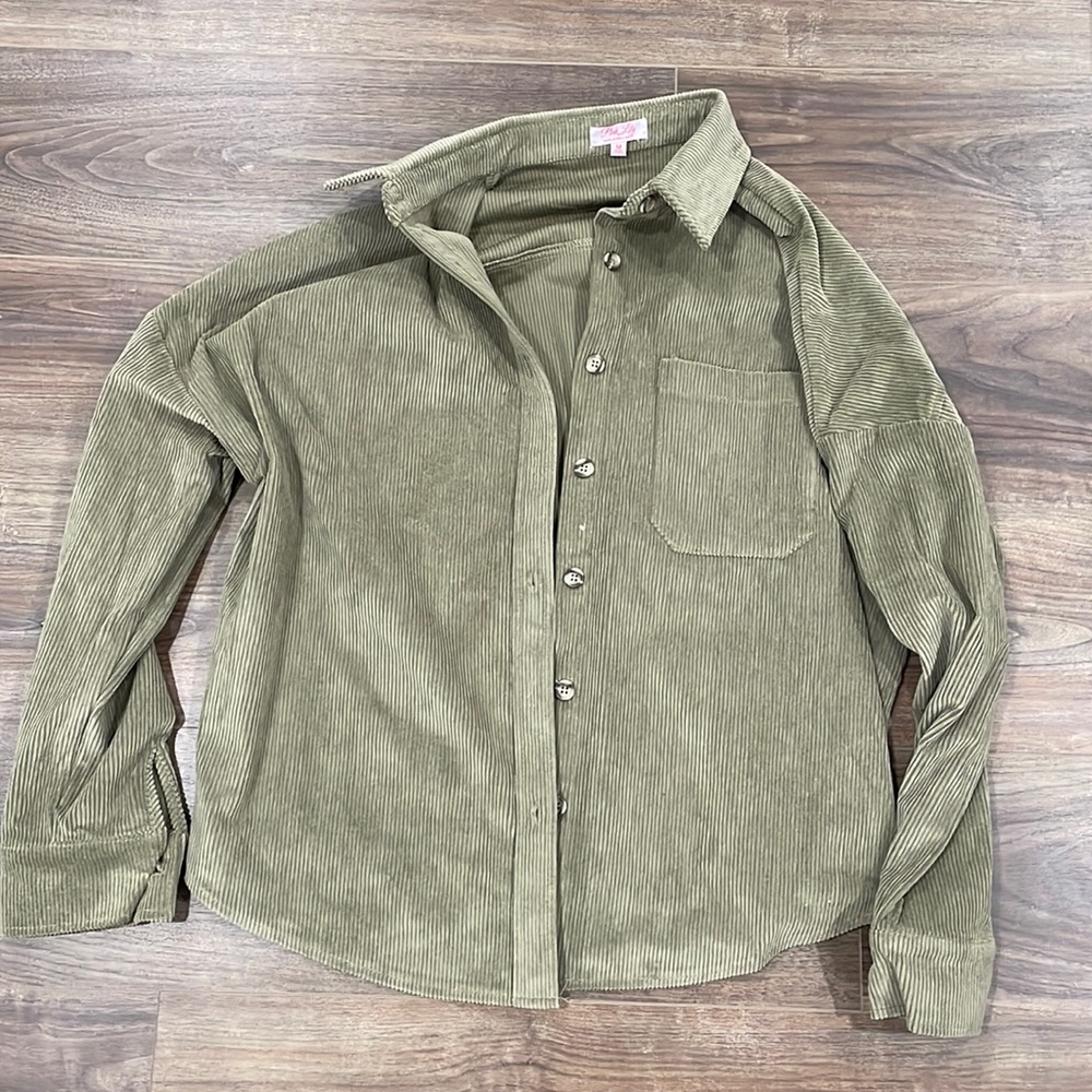Curdoroy Shacket NWOT